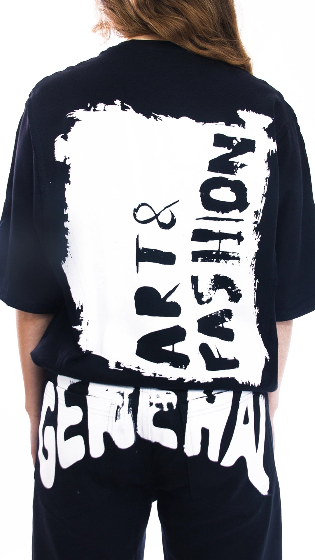 Art & Fashion Black Drip Tee