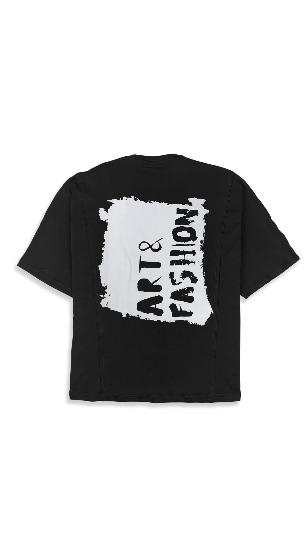 Art & Fashion Black Drip Tee